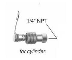 2611-7102-02-00 Hawa  Quick Release Coupling &#188; &quot; NPT with metal dust cap, for cylinder